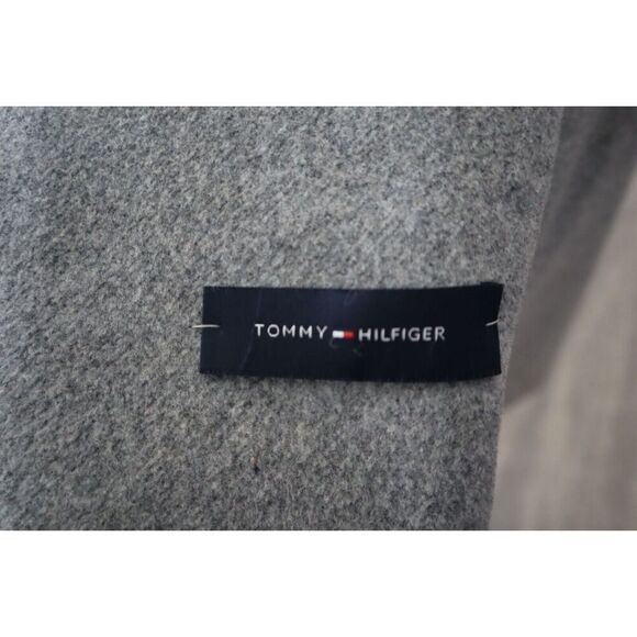 Tommy Hilfiger Men's Sz 36S Gray Heather Classic Double-Breasted Pea Coat - Picture 4 of 10